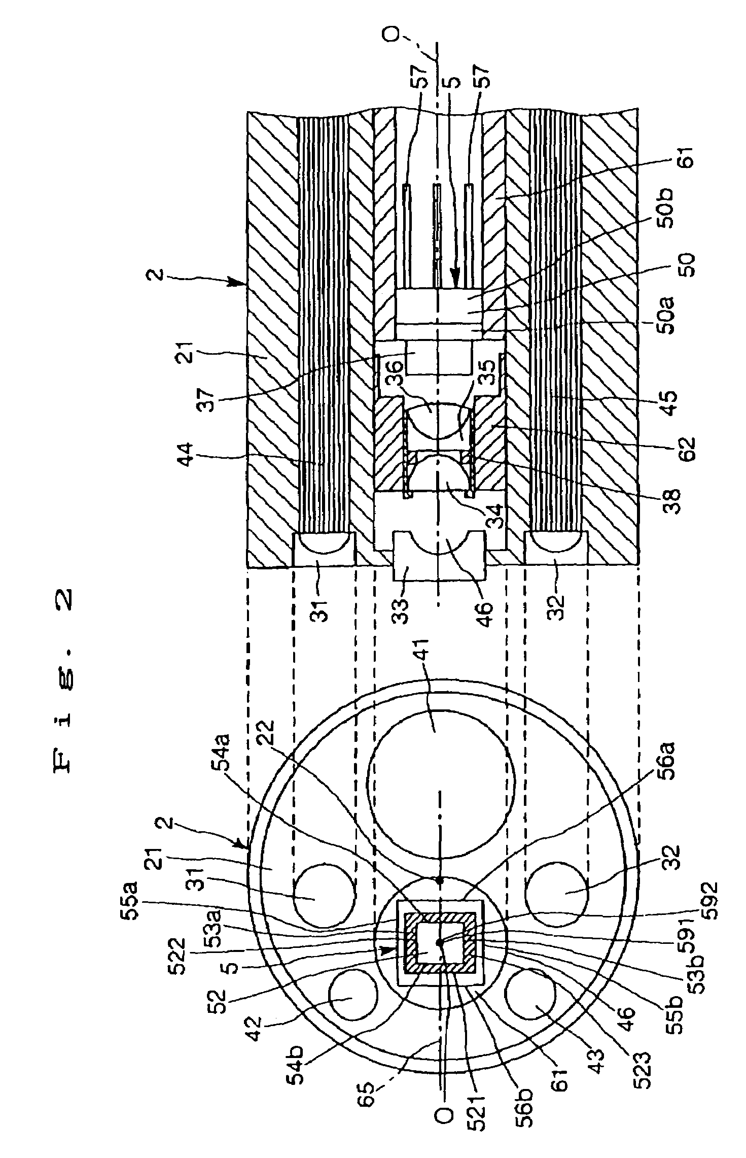 Imaging element for electronic endoscopes and electronic endoscope equipped with the imaging element