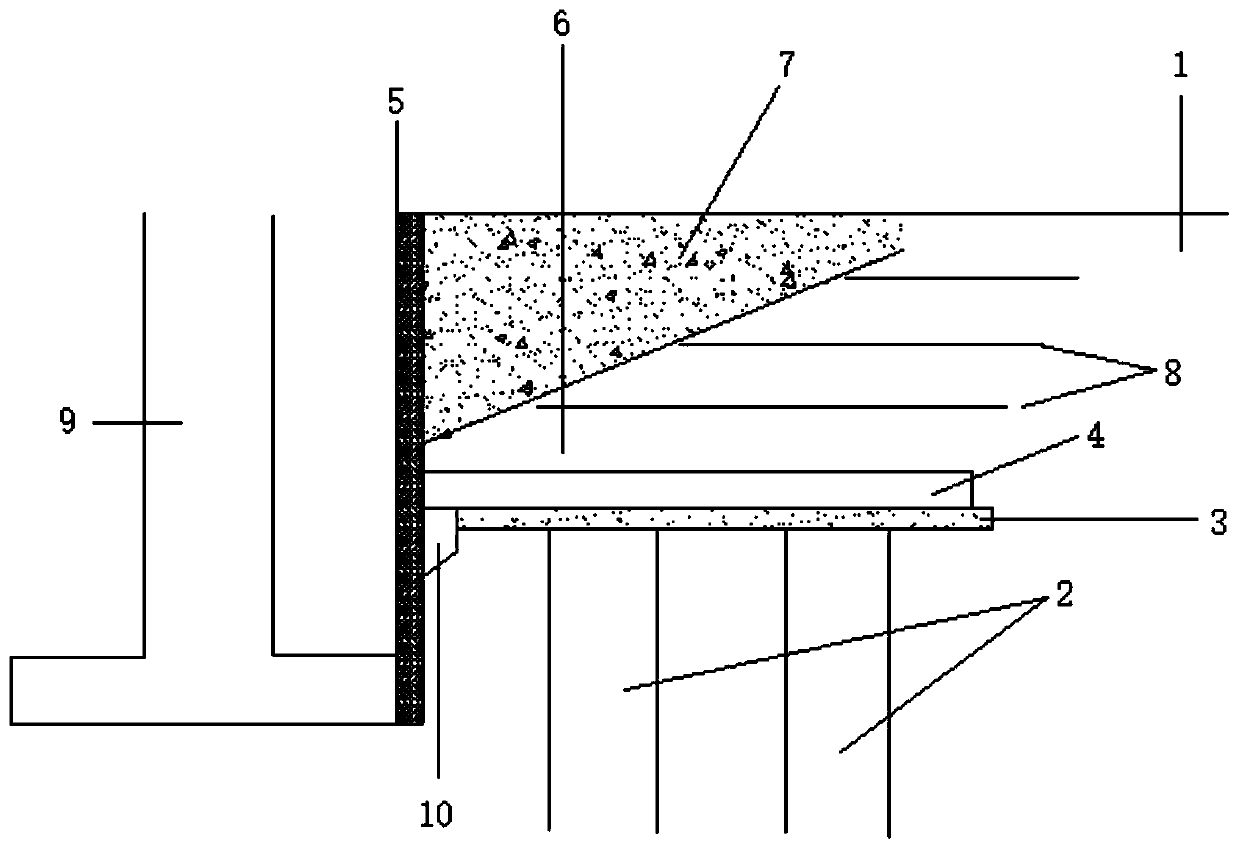 Device and method for solving road and bridge transition section bump problem