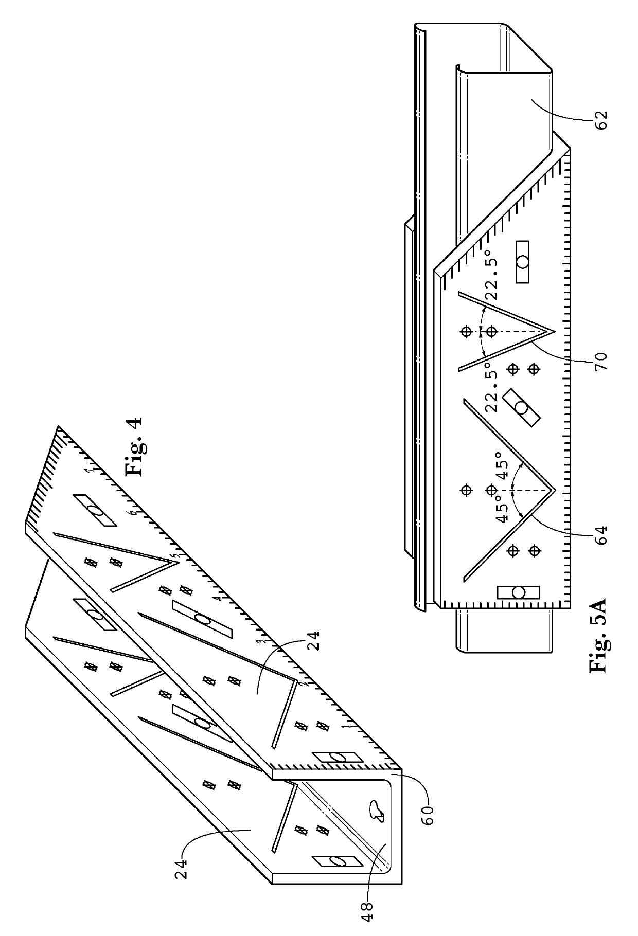 Tool for marking and measuring struts for construction