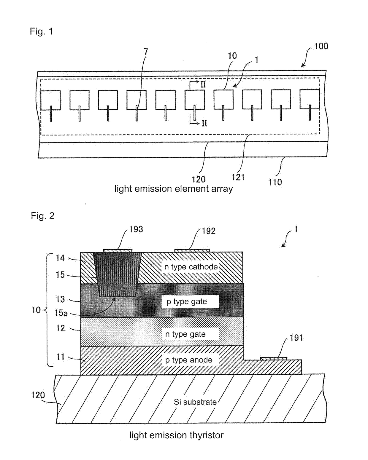 Semiconductor device, light emission element array, optical print head, and method of producing semiconductor device