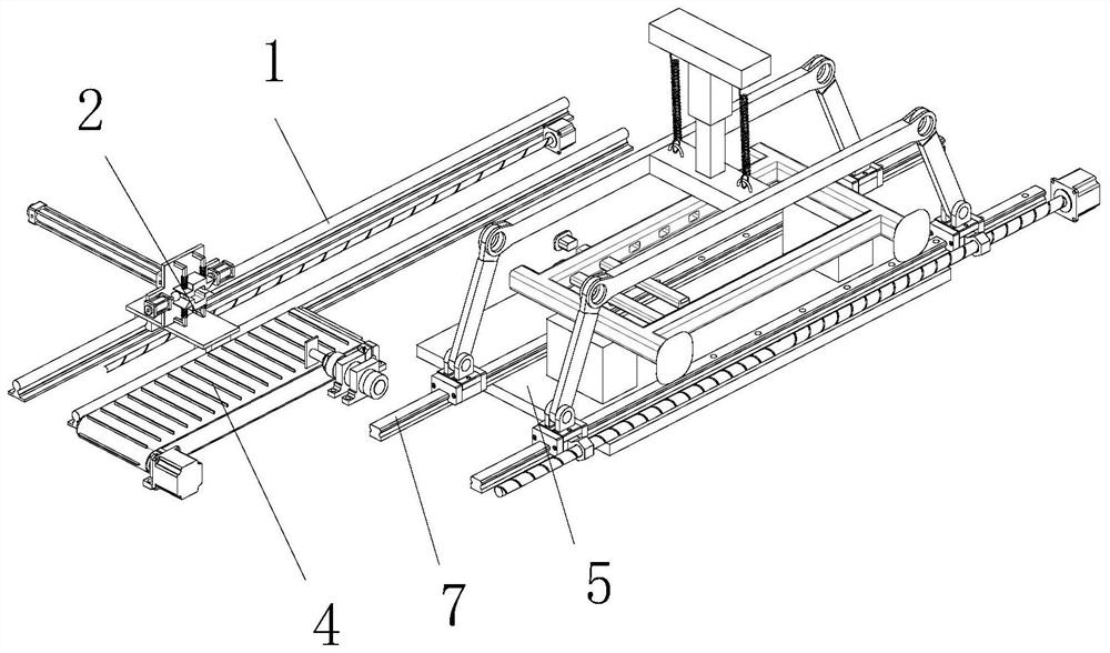 Guardrail assembling mechanism
