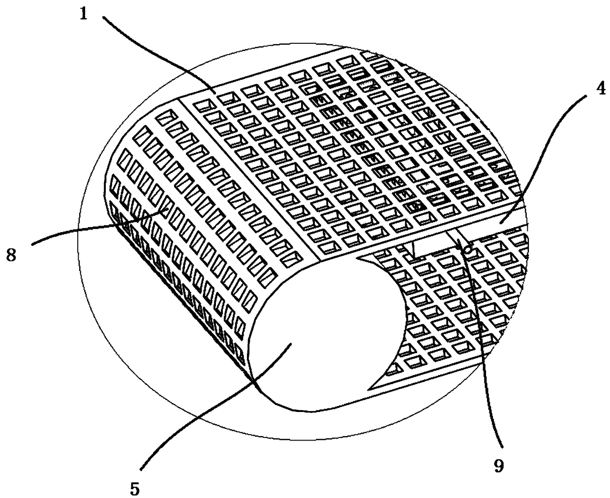 Non-woven paper cloth processing device for controlling water outlet rate through air blowing