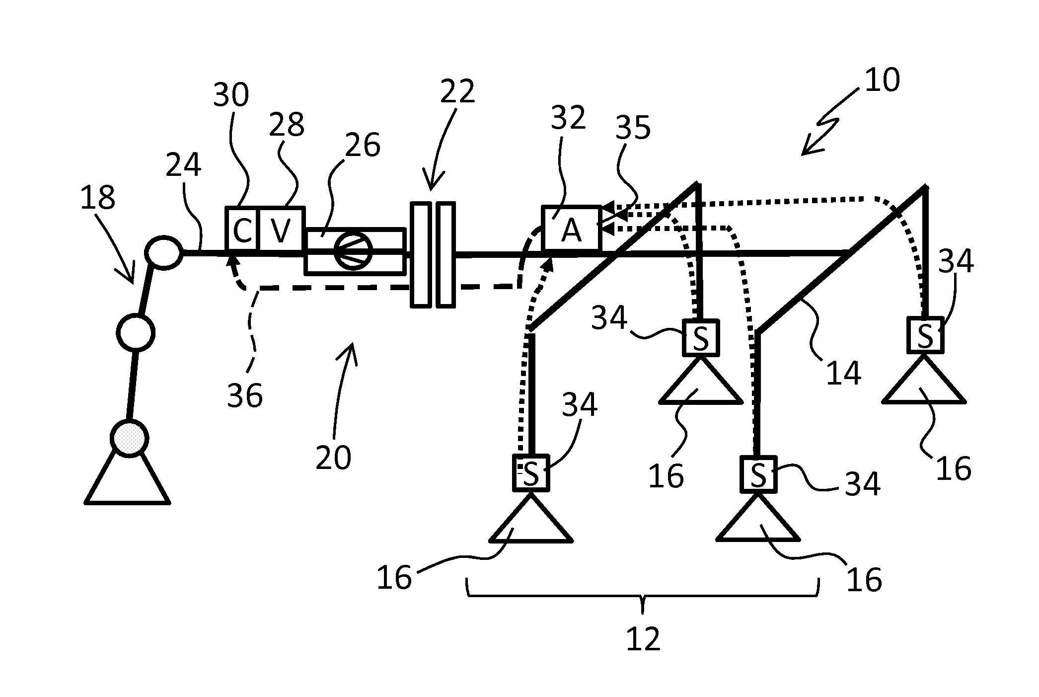 System for handling workpieces and method for operating such a system