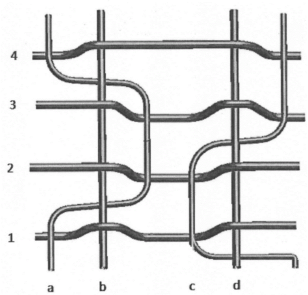 A twisted wire structure tracheal stent