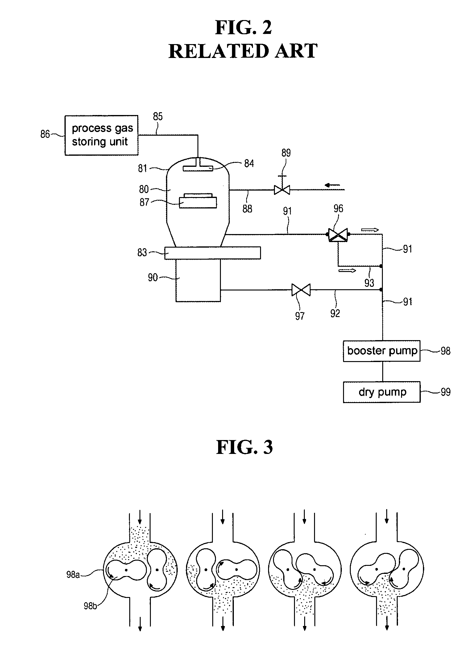 Vacuum pumping system, driving method thereof, apparatus having the same, and method of transferring substrate using the same