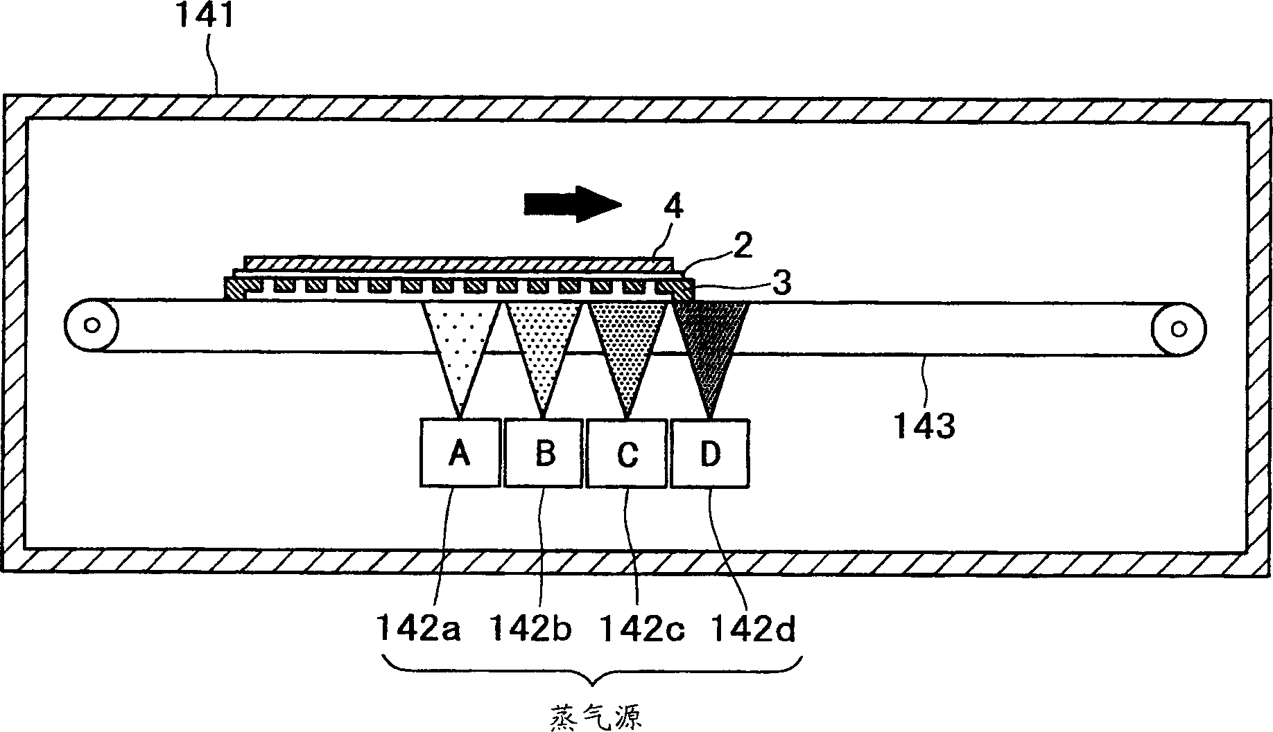 Method, system and apparatus for mfg. organic electroluminescence device and its display apparatus