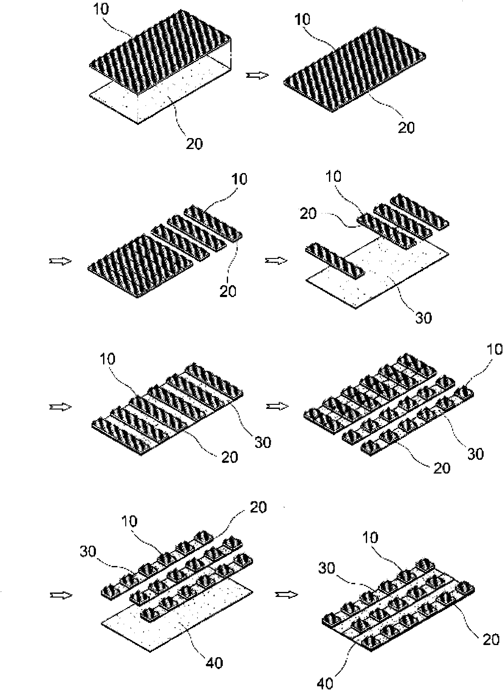Method for attaching a minute fur to a textile and clothes using the same