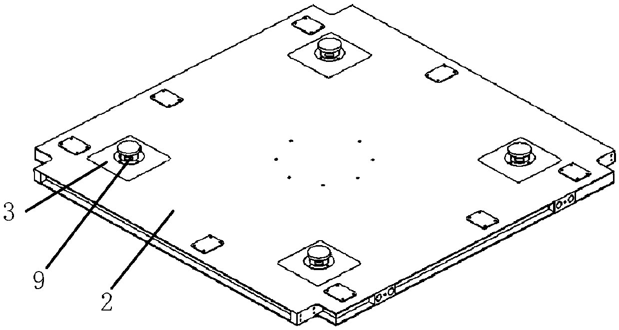 Satellite inter-module connection method under over-constrained conditions