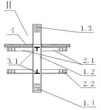 Multilayer large-span assembling integral type space steel grid building structure and manufacturing method