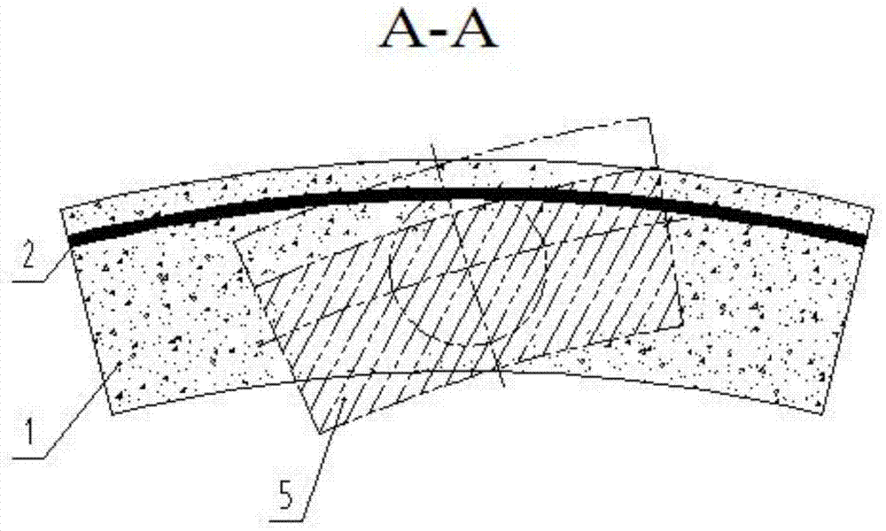 A structure to prevent the deflection of the piston rod of the shield machine's single propulsion cylinder