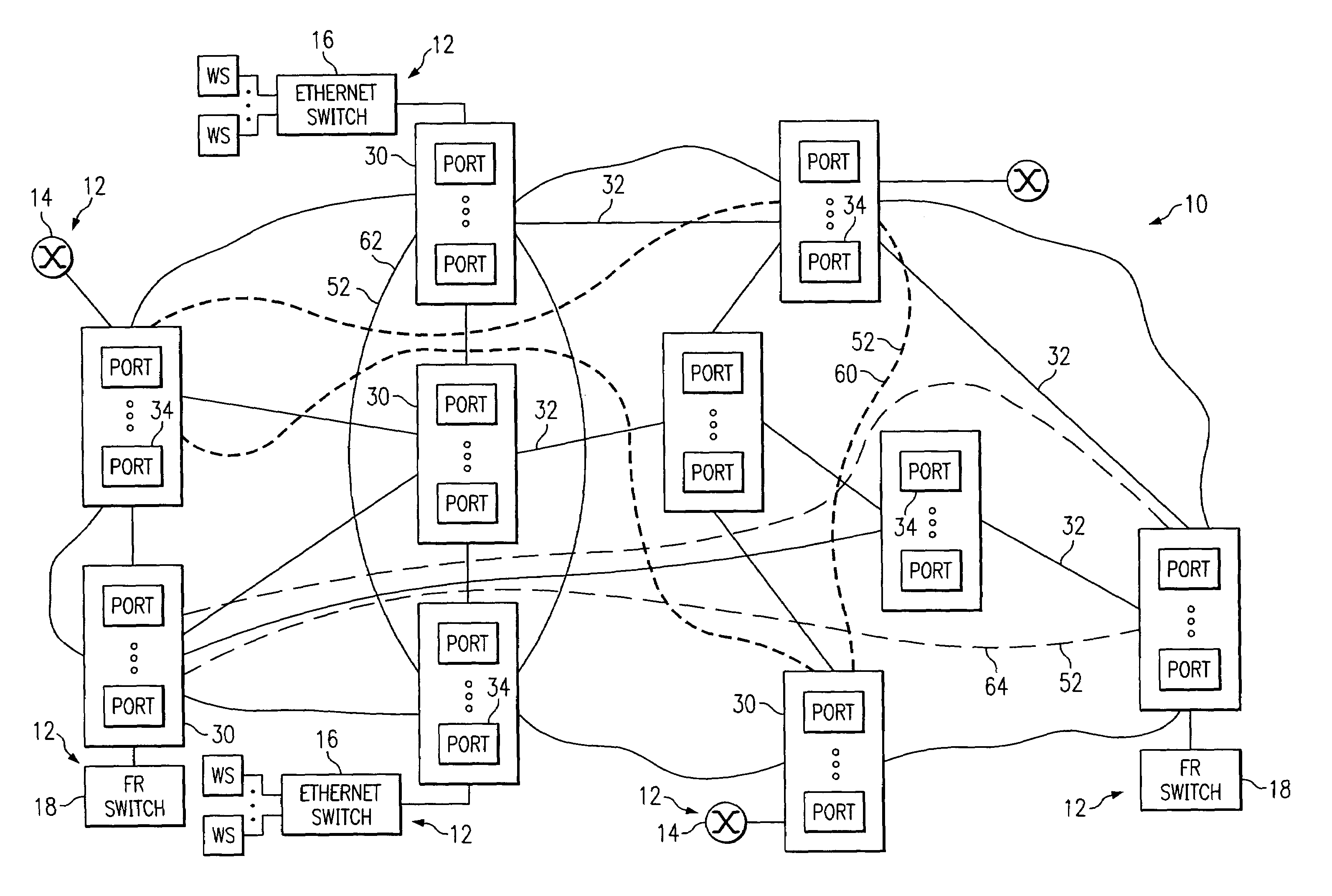 Transport network and method