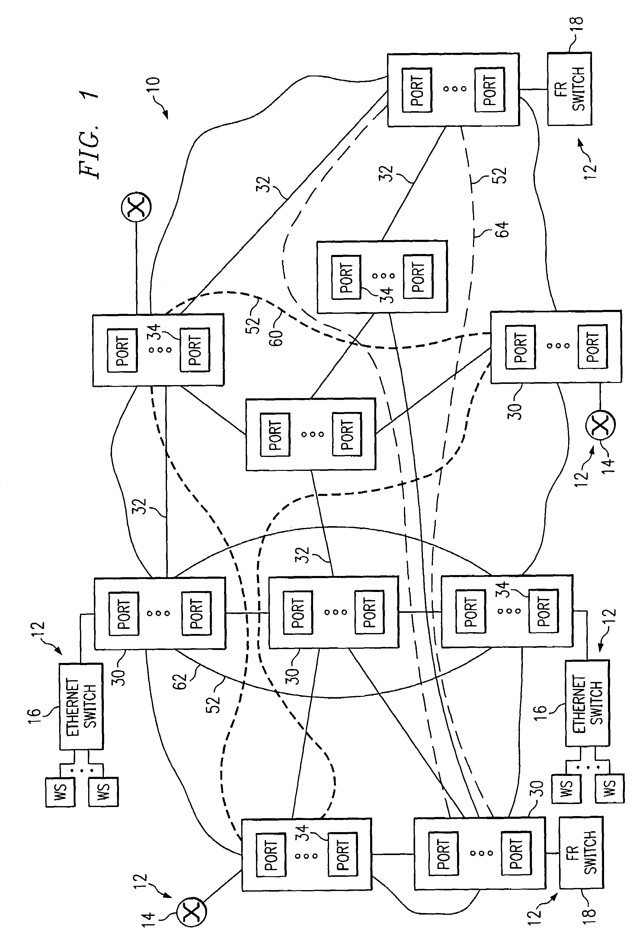 Transport network and method