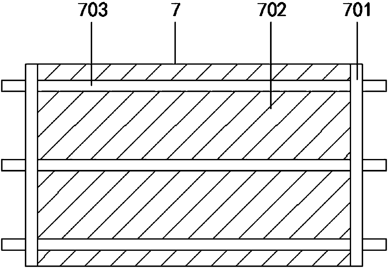 Steel-structure frame shearing wall structure and work method thereof