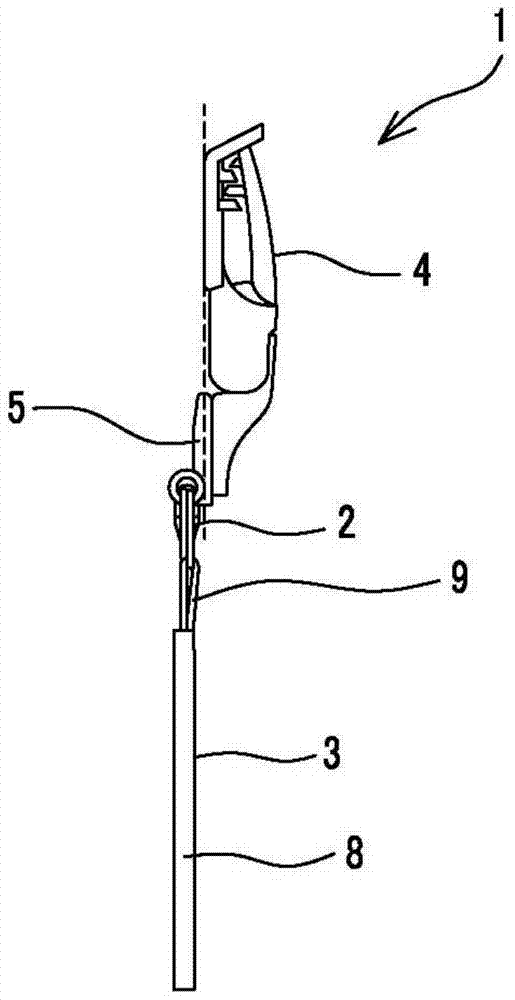 Information display body and connecting part used for the information display body