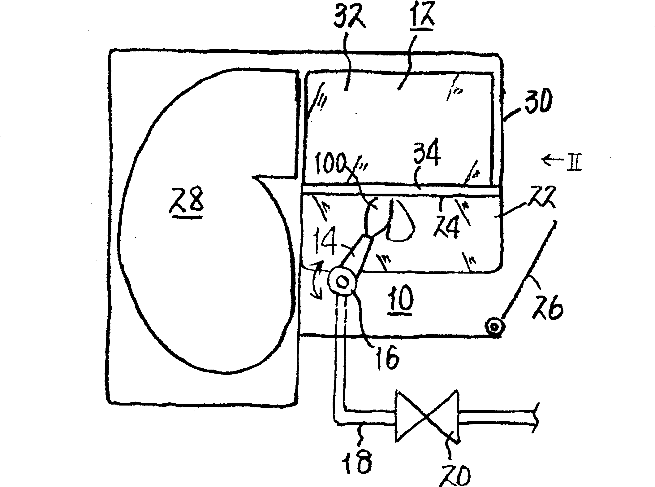 Hydrogen oxygen mixed gas burner