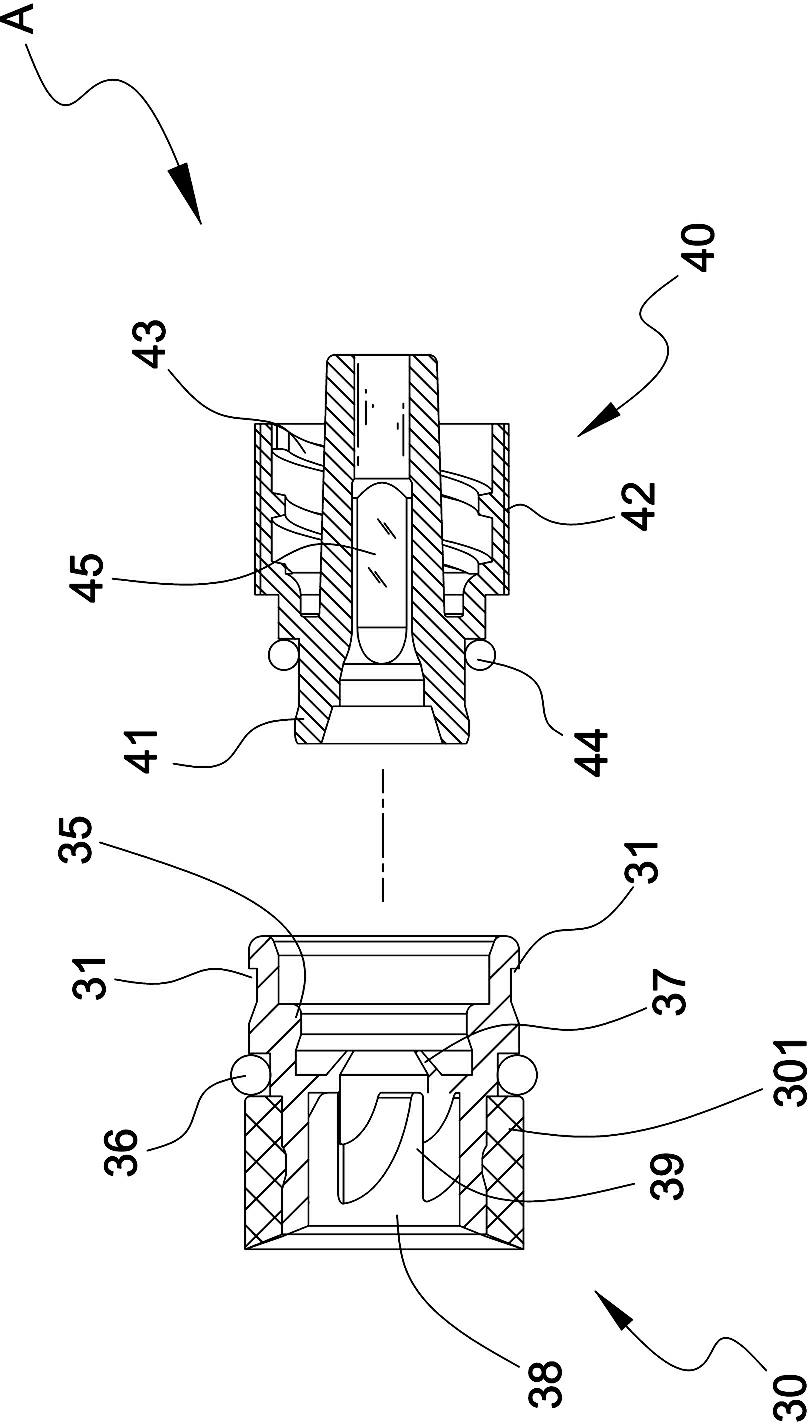Needle base assembly rotating and retracting structure of safety injector