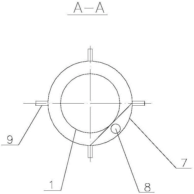 A kind of mixed gas oven burner device