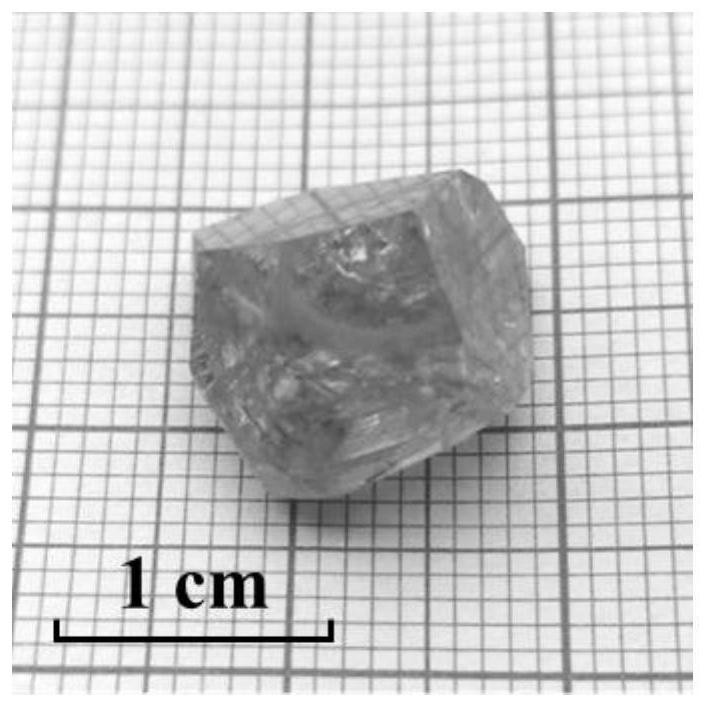 A kind of growth method and application of high-temperature phase lanthanum borosilicate crystal
