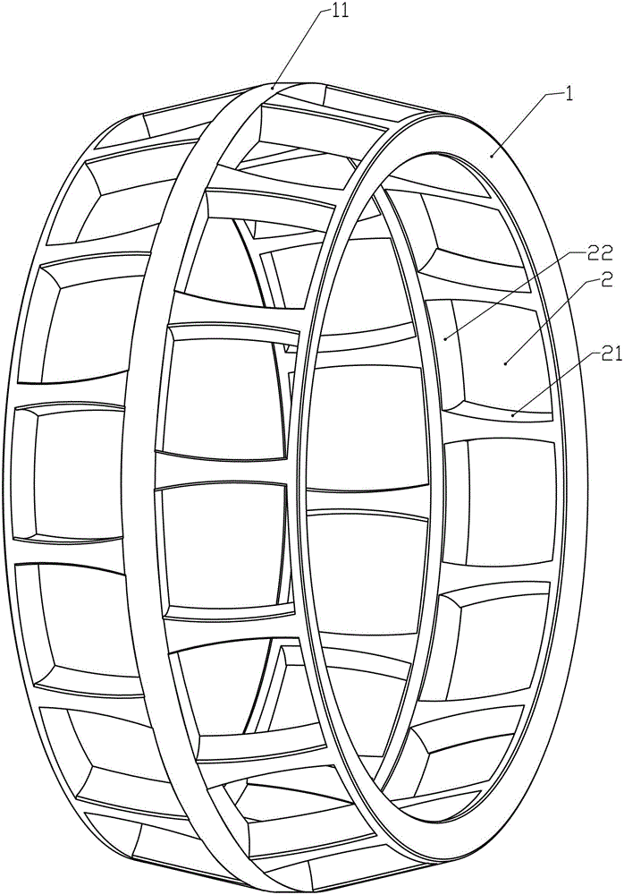 A brass solid spherical roller bearing cage and its forming method