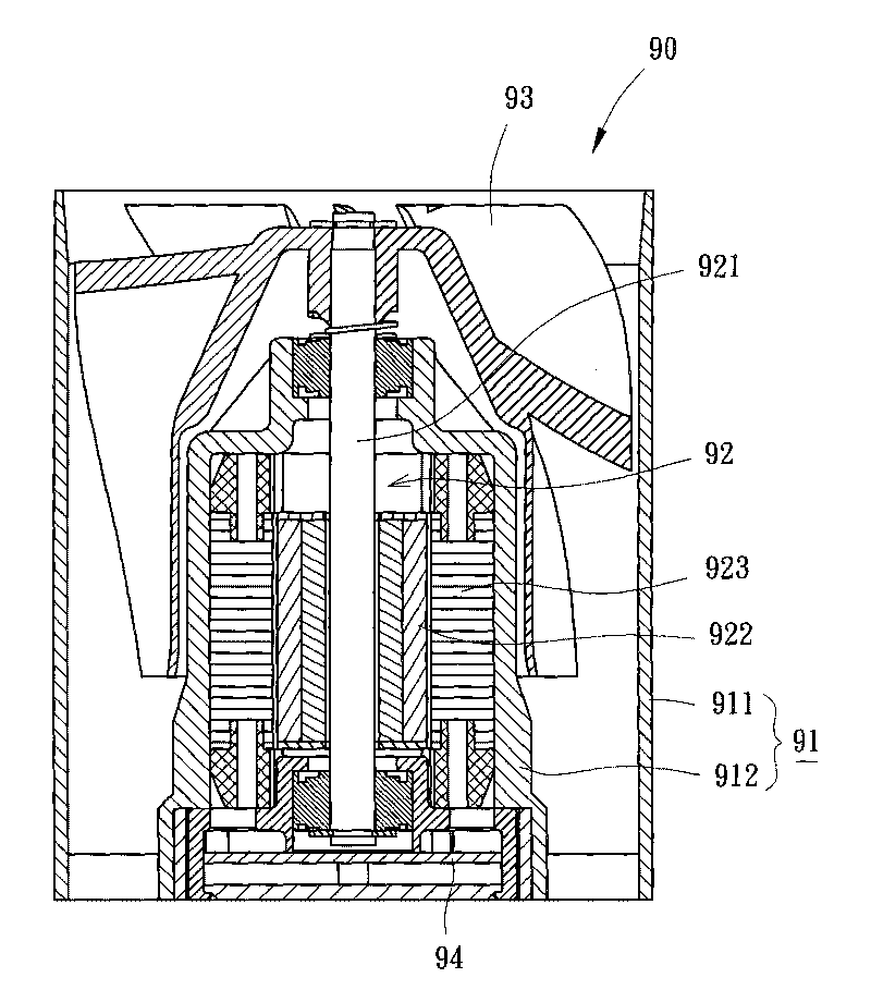 Inner rotor type radiator fan