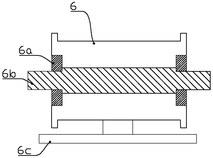 Vibration screen vibration exciter bearing disassembling tool and disassembling method