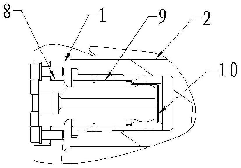 High-stability supporting structure applied to long-strip-shaped space reflector