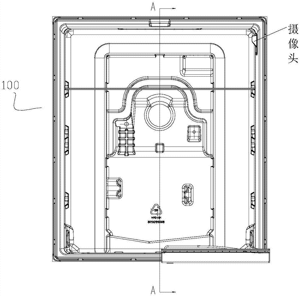 Refrigerator, control method for photographing device of refrigerator and food recognition method and system