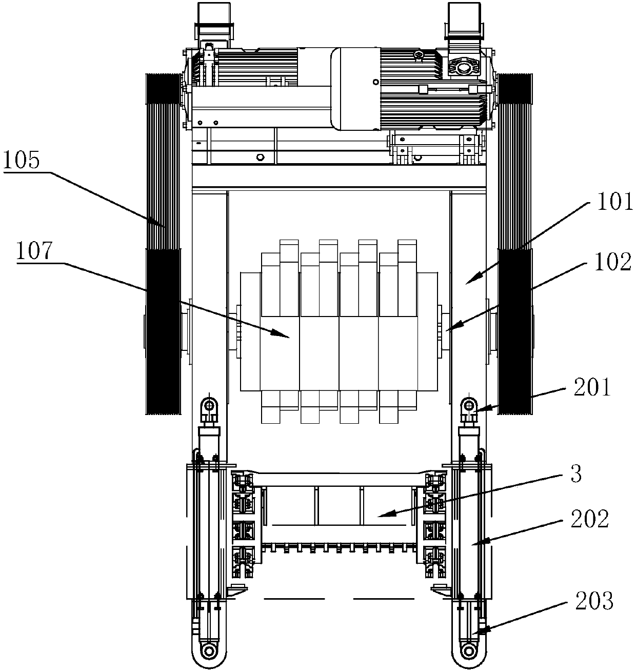 Single-roller crusher