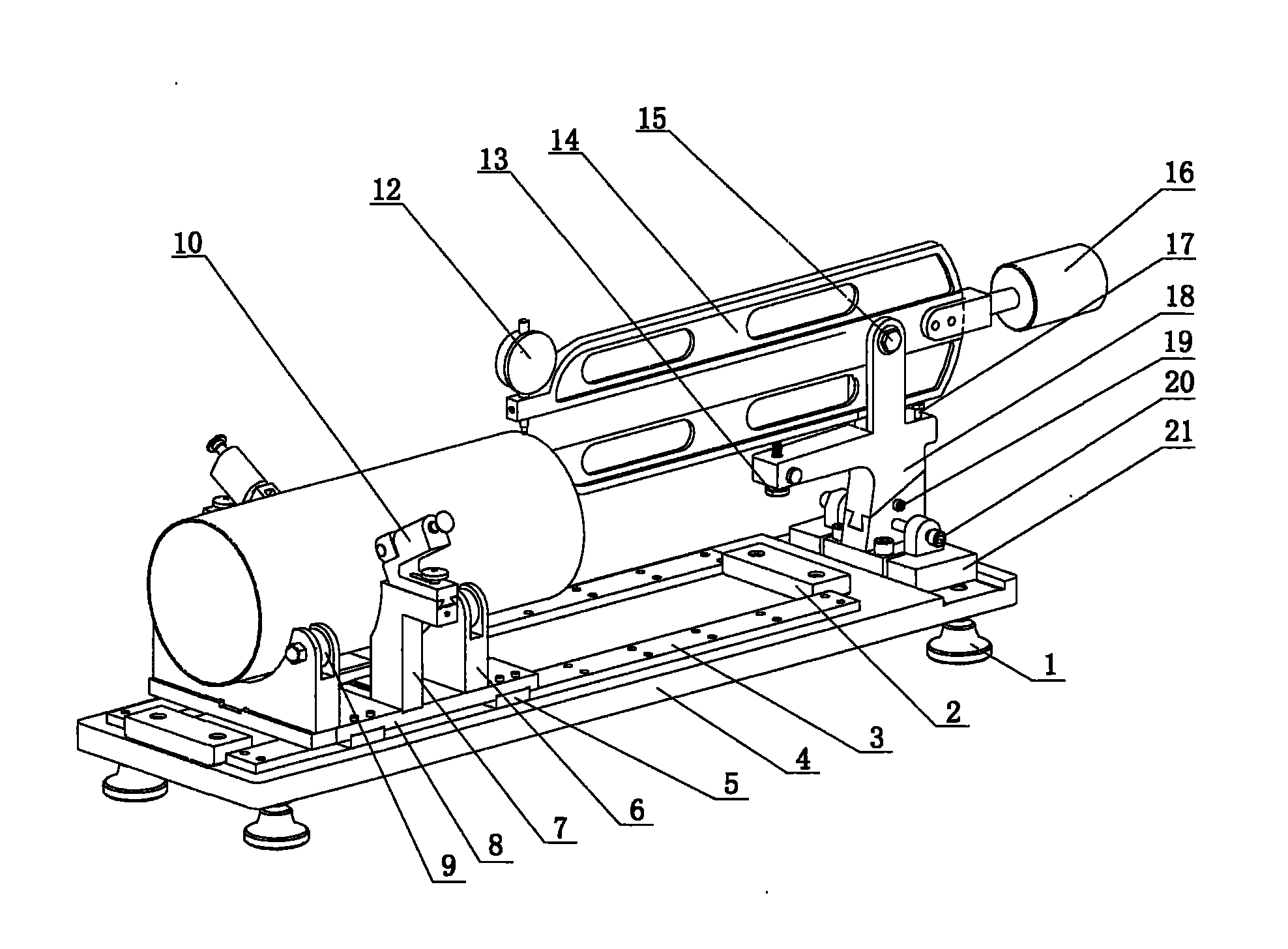 Mechanical portable measuring instrument