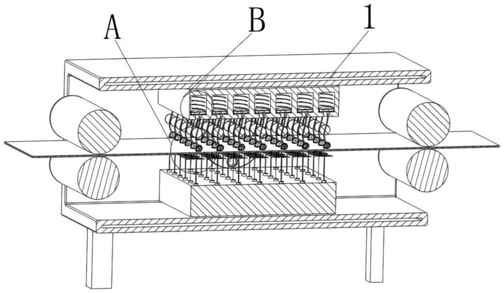 Supporting and paper feeding support for printing