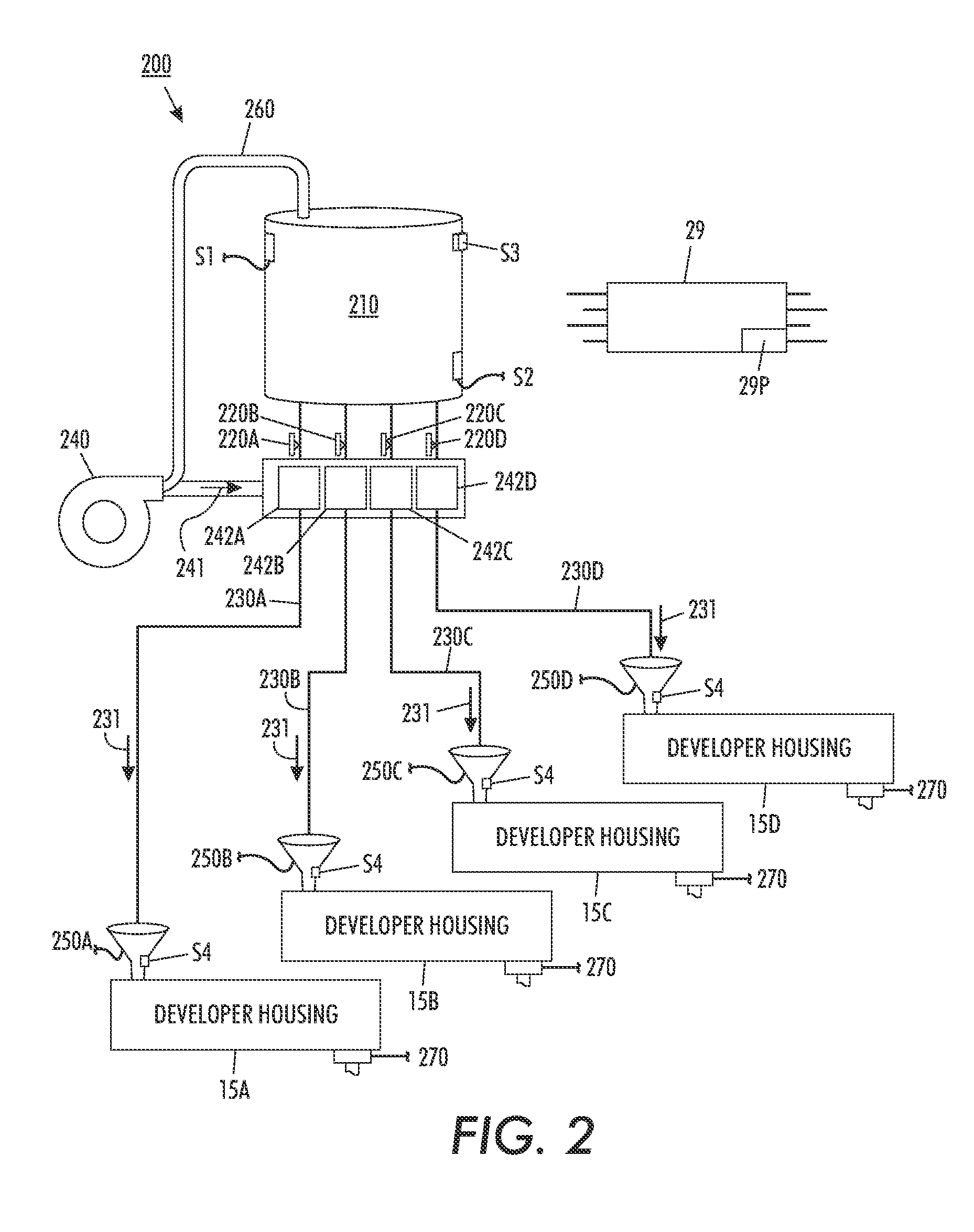 Carrier replenishment and image mottle reduction system