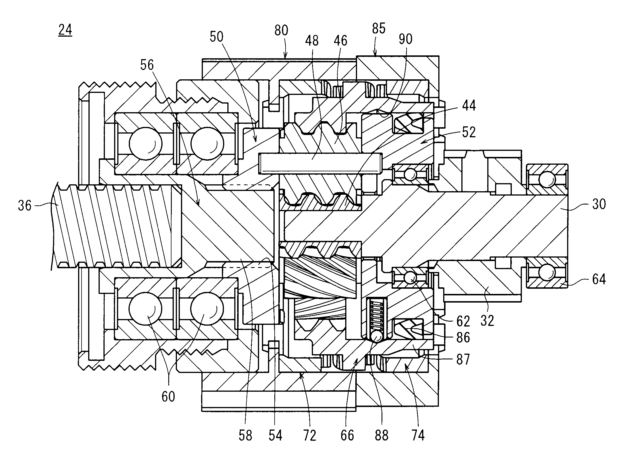 Automatic speed reduction ratio switching apparatus