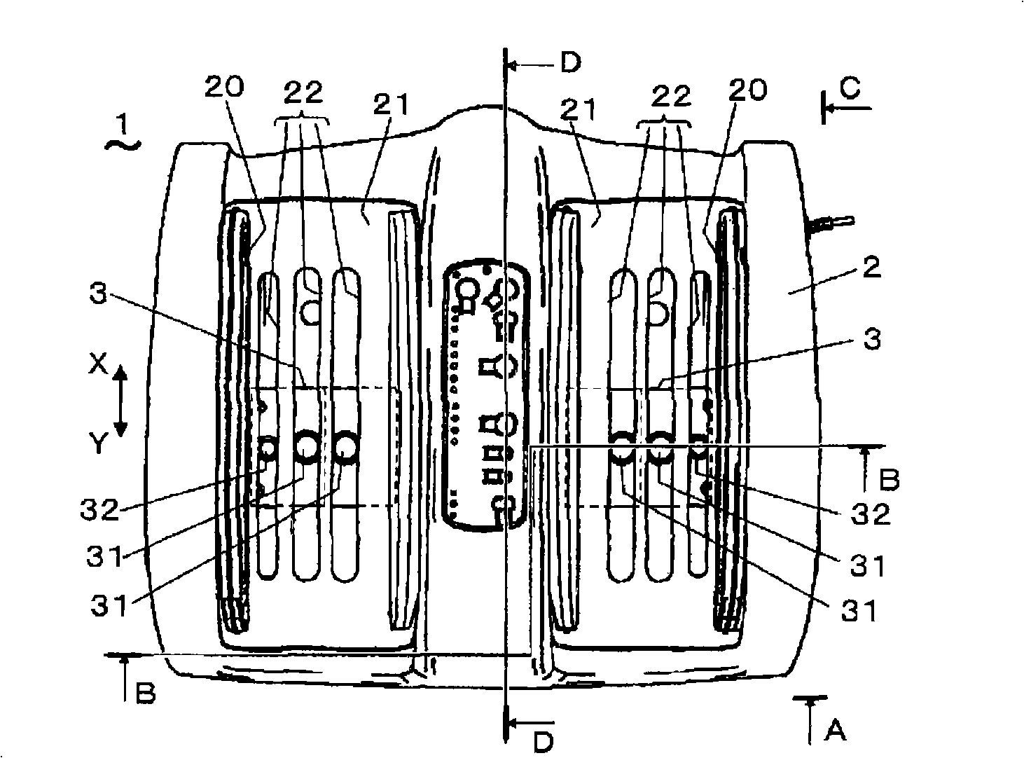 Sole massage machine