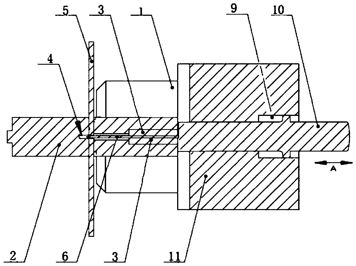 Cutter guide device of filling machine