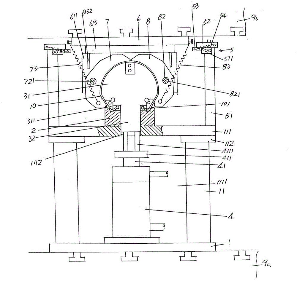 Steel wire handle forming mechanism