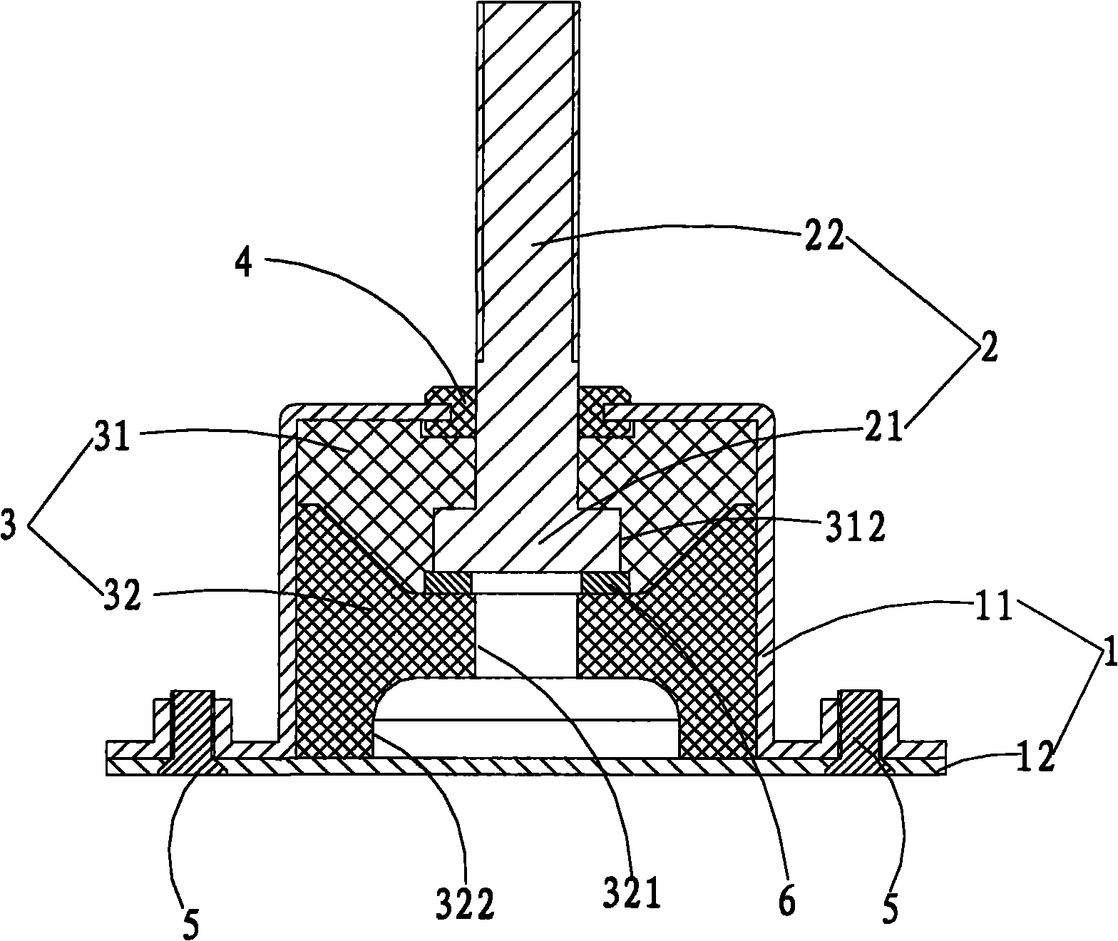 Vibration absorber and lamp using same