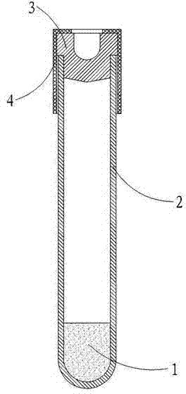 Hypertension three-enzyme inhibitor vacuum blood collection tube and manufacturing method thereof