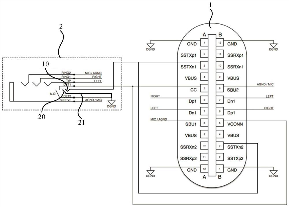 type-c adapters, terminals and electronic equipment