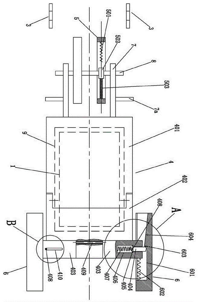 A control device for mobile garbage compression equipment