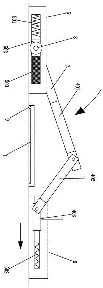 A control device for mobile garbage compression equipment