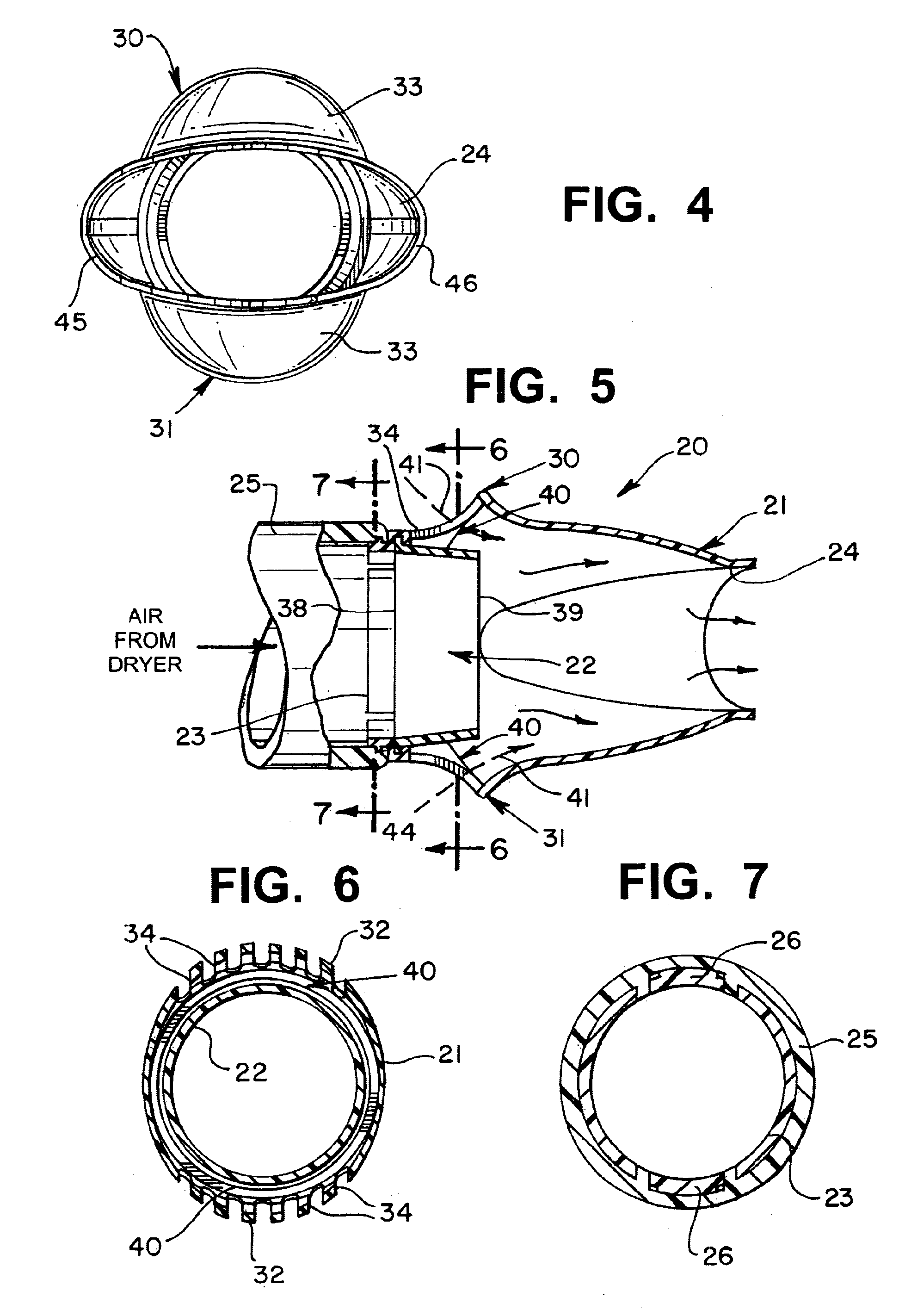 Attachment for hair dryers
