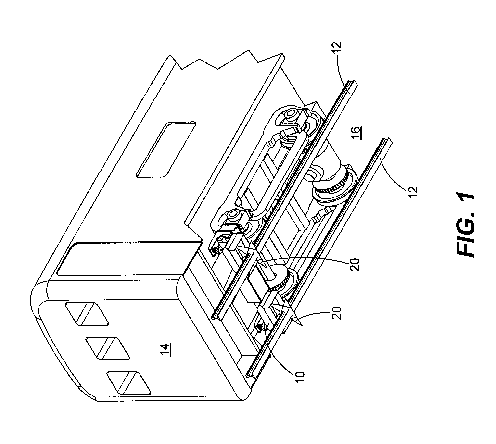 Optical path protection device and method for a railroad track inspection system