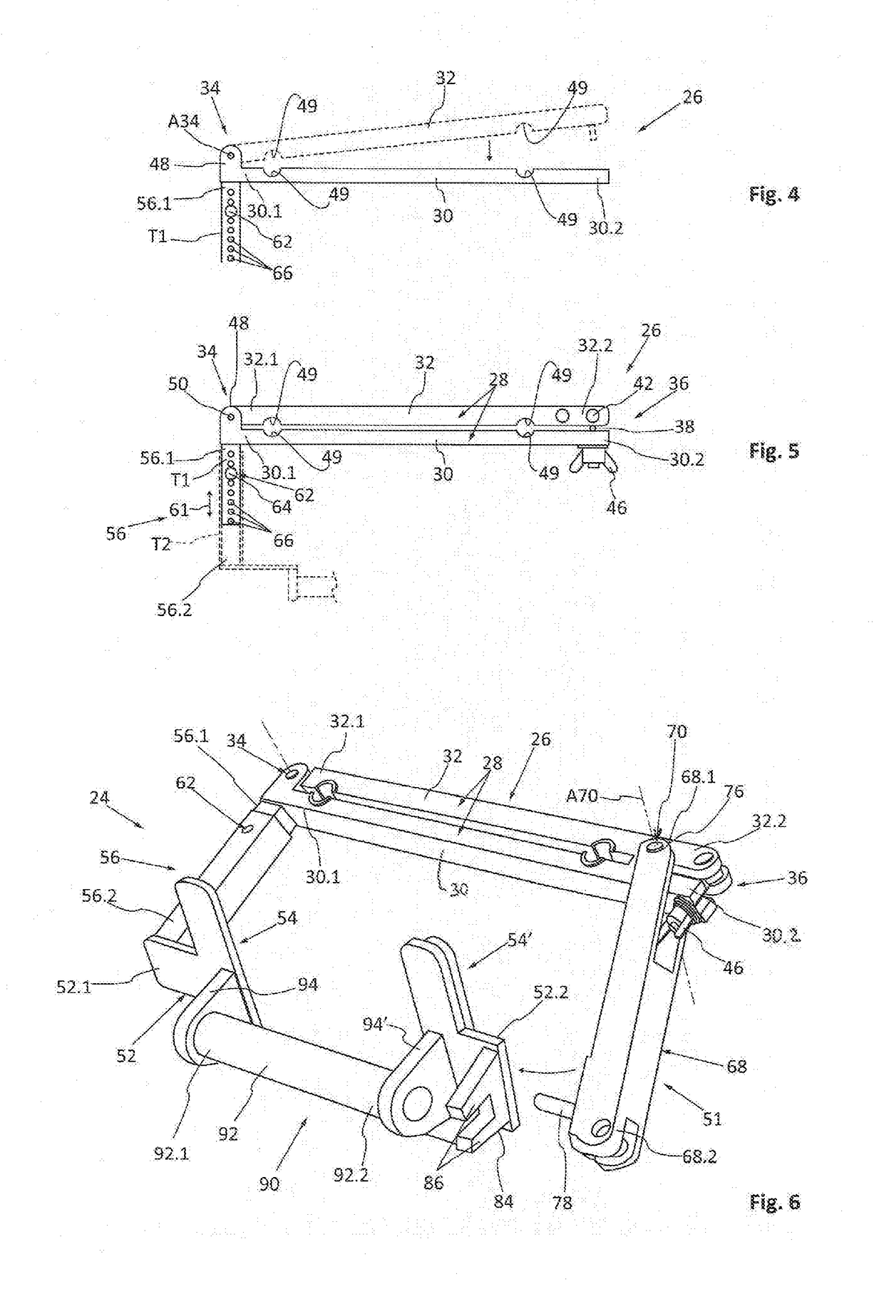 Screen support configured for attachment to a backrest of a seat
