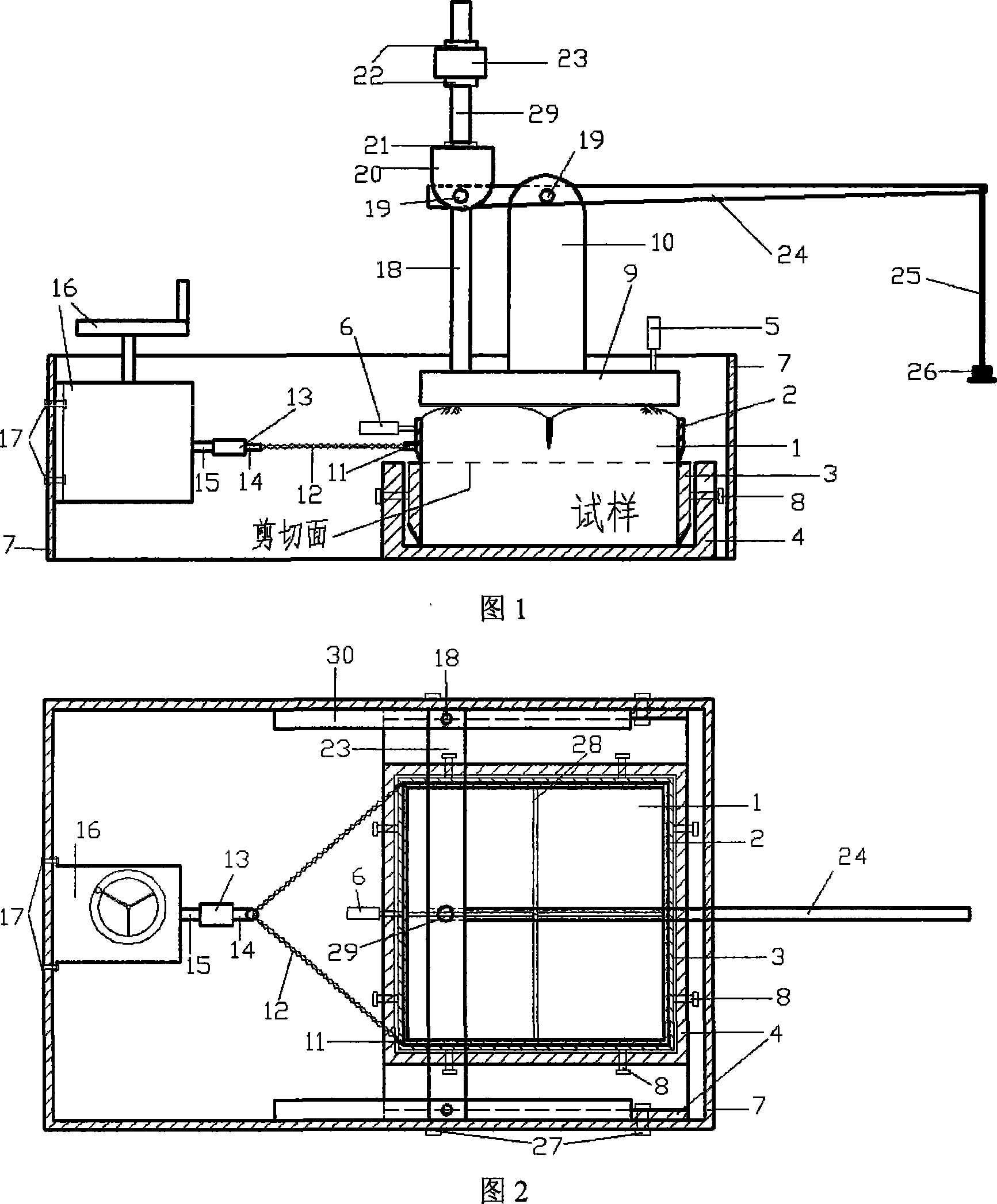 Portable on-spot and indoor dual-purpose direct-cutting experiment instrument and its sampling method