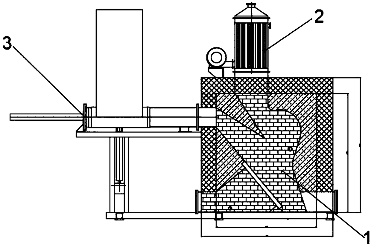 Waste incineration device