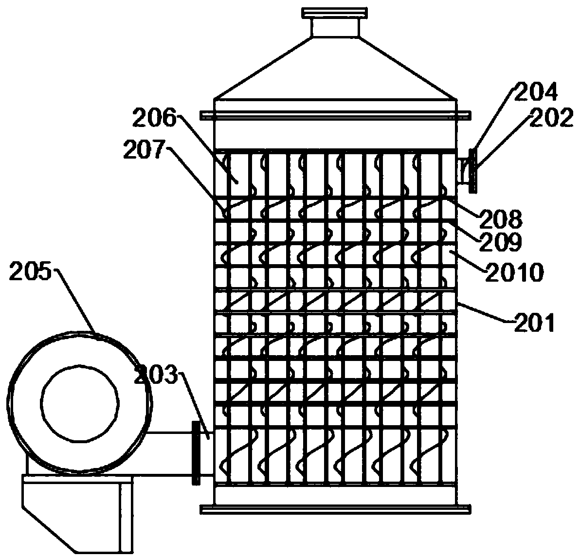 Waste incineration device