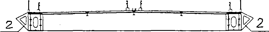 Wind fairing structure for controlling buffet of cable-stayed bridge