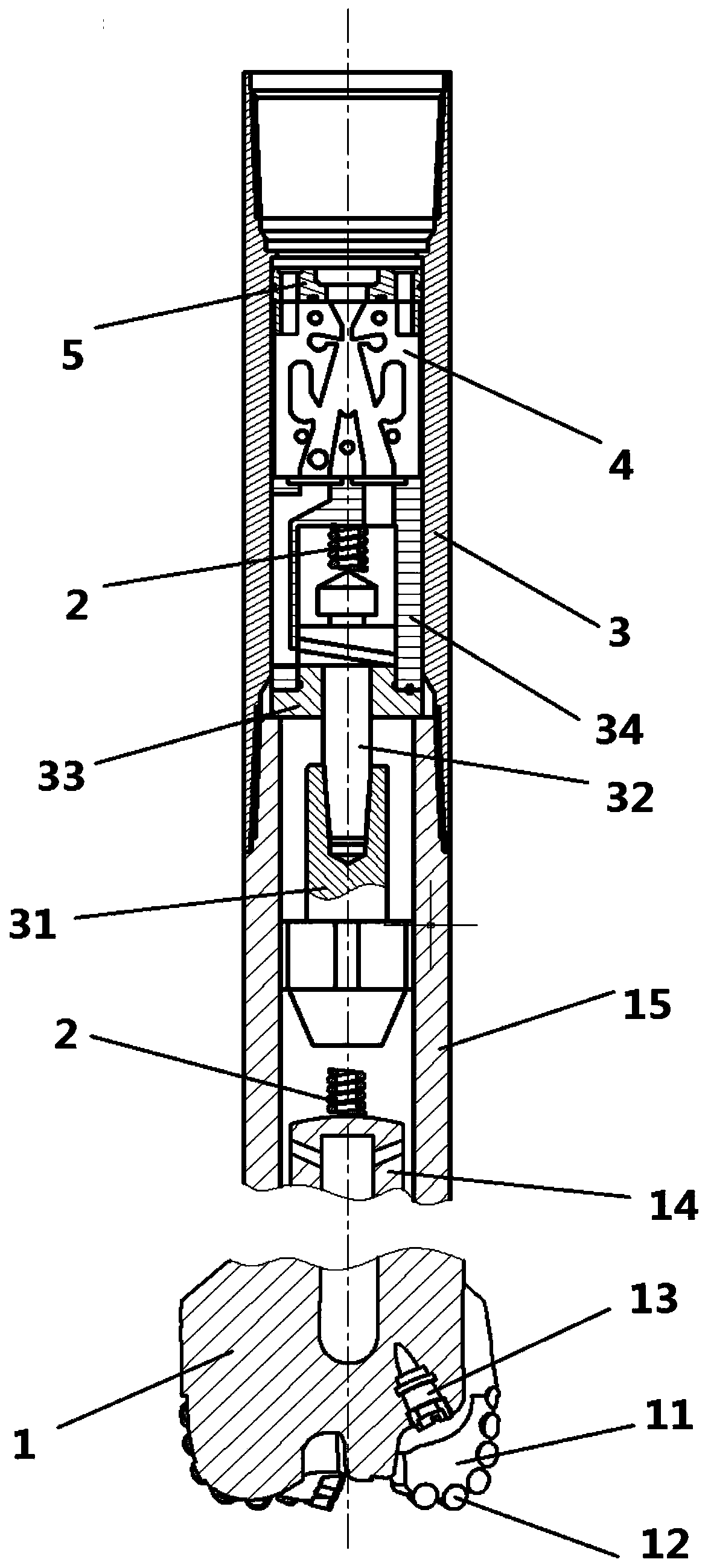 PDC bit rock breaking tool