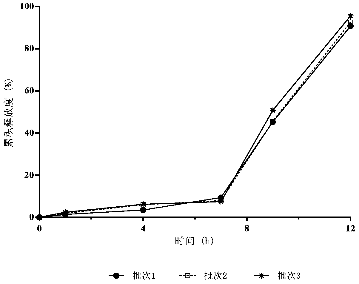 Fenofibrate delayed-release pellets, preparation method and application