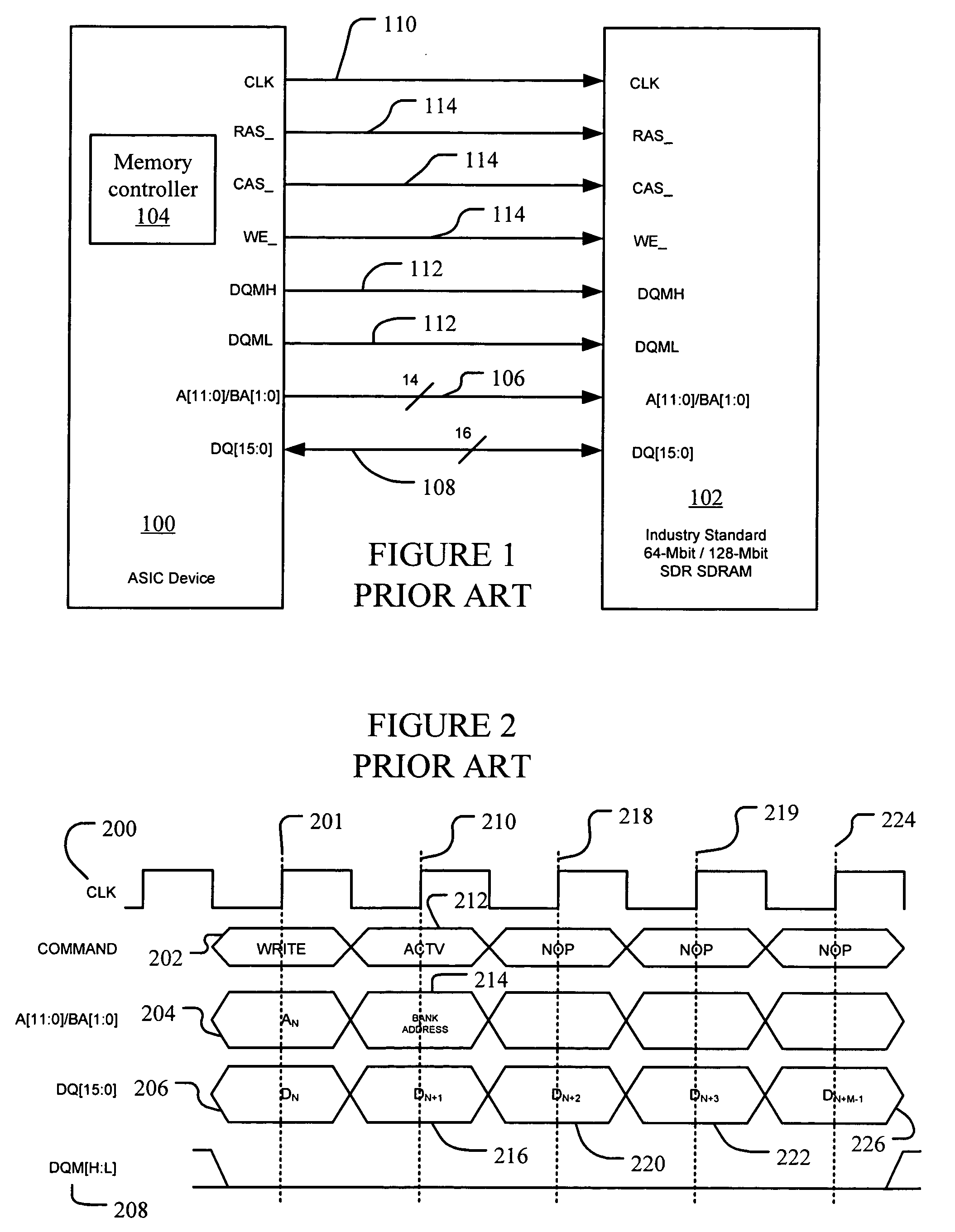 Method and system for reducing pin count in an integrated circuit when interfacing to a memory
